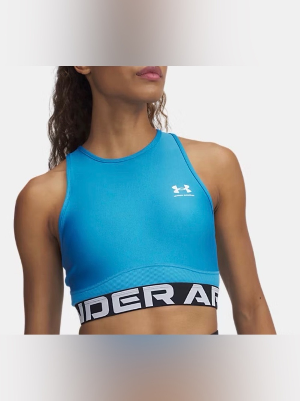 Under Armour HeatGear® Rib Tank Blue XS NWT IN PACKAGE
